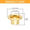 DEVPSISR 250pcs Grommets Eyelets,Copper Small Eyelets for Fabric,Leather,Curtains(Gold 3.1MM)