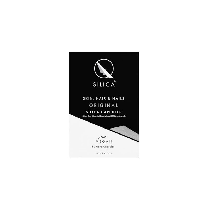 Qsilica Skin, Hair & Nails Original Silica Capsules, 50 count