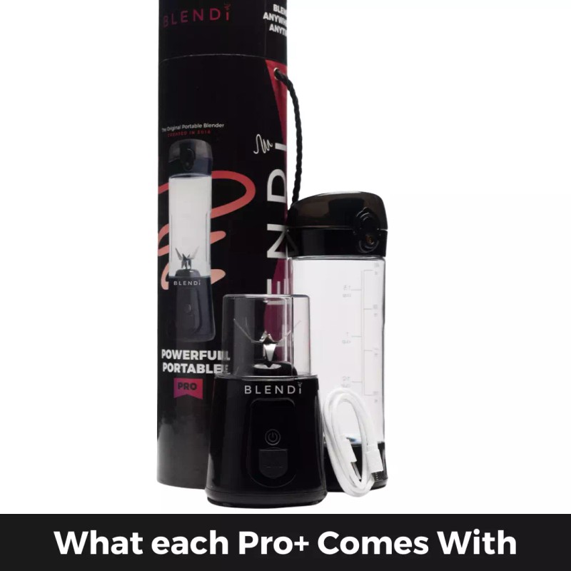 Blendi Pro Plus Black Portable Personal Blender - Yellow