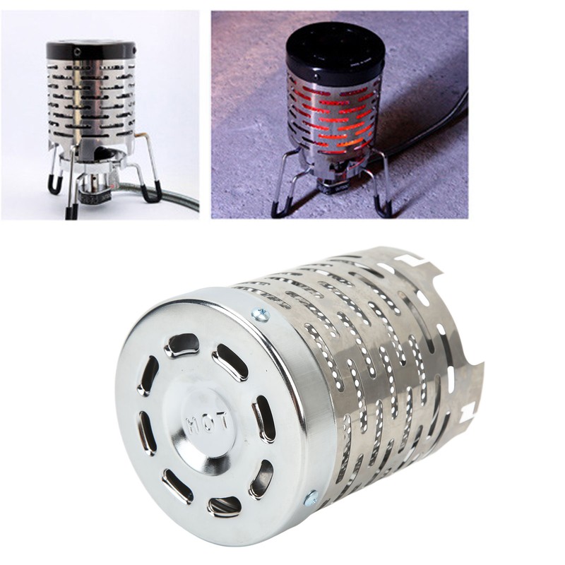 Camping Mini Heater Cover Portable Stainless Steel Camping Tent Heating