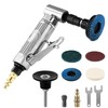 QWORK Compressed Air Grinder 90° Angle Grinder with 50 mm