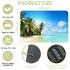 Beach Palm Trees Ocean Dish Drying Blue Sky Cloud Mat