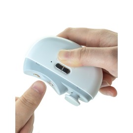 AOIREMON 2025 New 2-in-1 Electric Nail Sharpener, Dual Use, 2 Speeds, Safe, Low Noise, Nail Sharpening, Exfoliating Care, Lightweight, Easy to Operate, Splatter-free, Includes Trash Box, Nail Care,