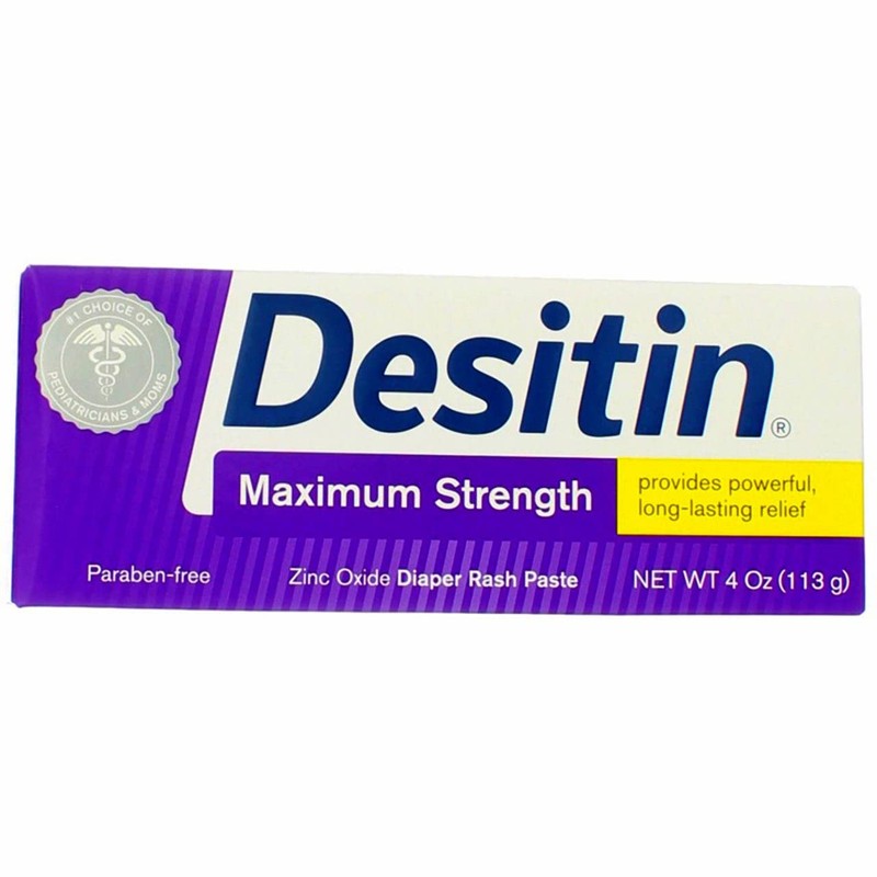 Desitin Diaper Rash Paste, 4 oz (5 Pack)