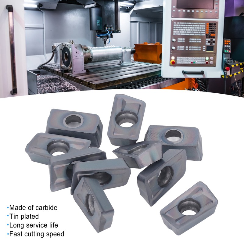 10 Pcs Carbide Turning Inserts Tin Plated CNC Milling Cutter
