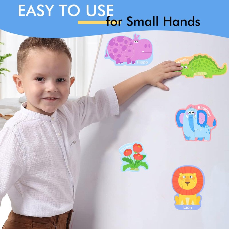 Fridge Magnets for Kids Wild Animal,Cute Vivid Animals Refrigerator Magnets