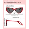 MUDIWRLO Cat Eye Sunglasses for Women Trendy TR90 Sun Shade