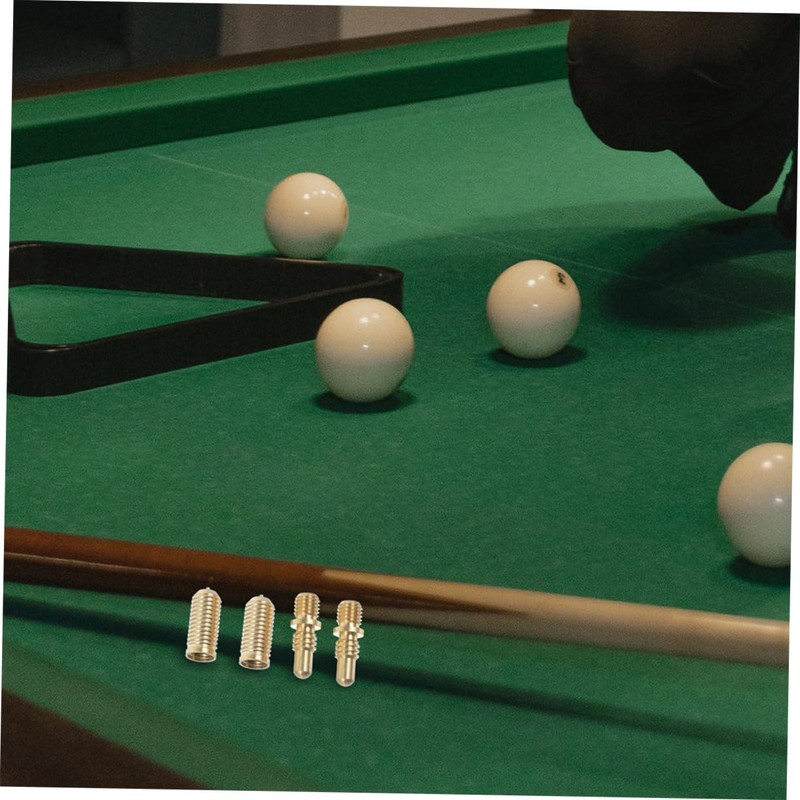 Hohopeti 8sets Pool Cue Extension Rod Connecting Screws Heavy Duty