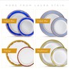 Laura Stein Designer Dinnerware Set | 64 Disposable Plastic Party