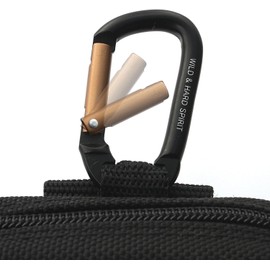 KAKURI Aluminum Carabiner, 0.2 inch (6 mm), Black