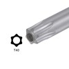 HARFINGTON 2pcs T40 Tamper Proof Torx Star Key Bit Wrench