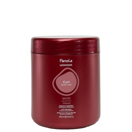 Fanola Wonder Deep Conditioning Hair Mask for Curly Hair - Vegan Deep Conditioner for Defining Curls & Waves - Lightweight Detangling & Nourishing Treatment - Tames Frizz & Softens Strands (1000 ml)