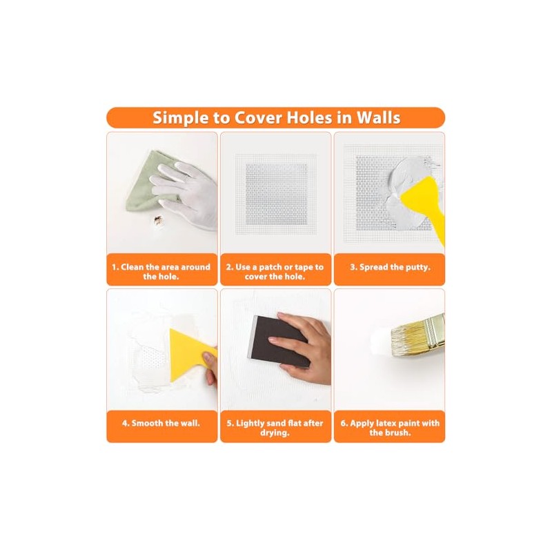 Dry Wall Patch Repair Kit, 22OZ Spackle Wall Repair Paste