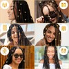 Tyqour Pack of 48 Gold Dreadlocks Jewellery, Gold Braids Jewellery,