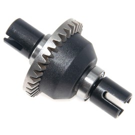 Differential Gear Compatible with 1/10 JLB Racing Cheetah Diff Gear Parts Brushless RC Car Accessories Steel Upgrade Replace EA1057(Black), Balck