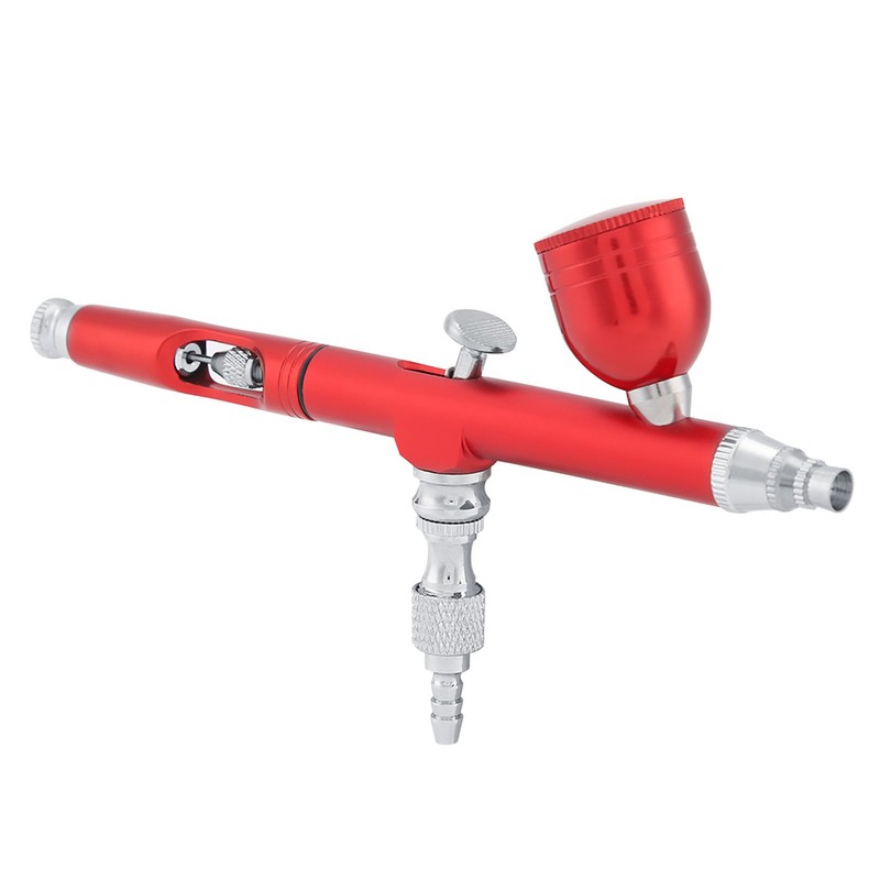 Dual Action Gravity Feed Airbrush Gun 0.3mm Spray Art Paint