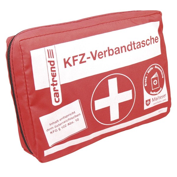 Cartrend 50211 KFZ-Verbandtasche Österreich, Inhalt Entspricht Österreichischem KFG 102 ABS 10