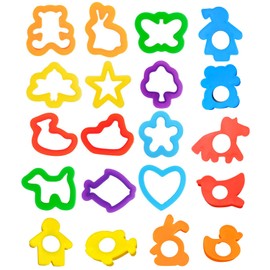 20 Pcs Play Doh Tools Set – Animal Shape Cutters, Fun Modelling Tools for Clay and Dough, Safe and Durable, Perfect for Toddlers and Kids, Creative Playdough Set