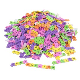 Playbox PBX2470685 2470685 Schaumstoff-Puzzle-Buchstaben, Set mit 2000 Teilen, Größe: 2 x 2 x 2 cm, Mehrfarbig