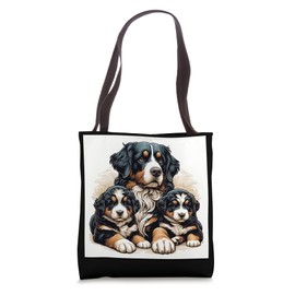 Bernese Mountain Dog Puppy Love Tee for Pet Owners Tote Bag