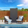 KOIUEYW Bamboo Reed Fencing, Light Russet Bamboo Screens Outdoor, Decorative