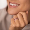 VLNET Red Enamel Heart Ring - One Size Fits All