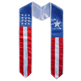 Liberia Graduation Flag Stole Sash Scarf Liberian USA (Liberia/USA)