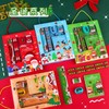 Christmas Portable 6-Piece Stationery Gift Set for Students - Practical Small Gift Tote Blue 20ea
