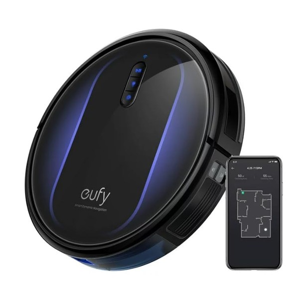 eufy Clean by Anker RoboVac G32 Pro Robot Vacuum with Home Mapping, 2000 Pa Strong Suction, Wi-Fi Enabled, Ideal for Carpets, Hardwood Floors, and Pet Owners, Supports Only 2.4Ghz Wi-Fi (Renewed)