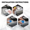 QZTYTY Car Push Start Button Cover, Ignition Switch Button, Engine
