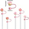 WADY Tapón de Silicona para Popote, 6 Piezas,Tapa Flexible Reutilizable,