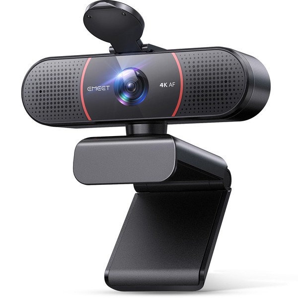 EMEET C960 4K Webcam for PC, 4K UHD Sony Sensor,