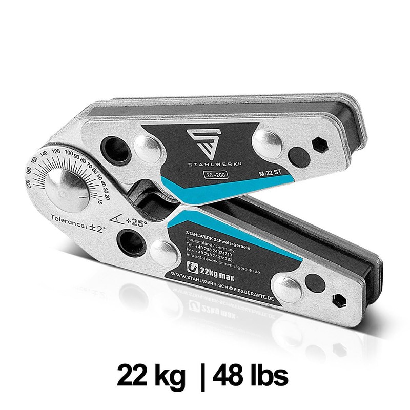STAHLWERK Magnetic Welding Angle Magnetic Angle Welding Magnet with Adjustable