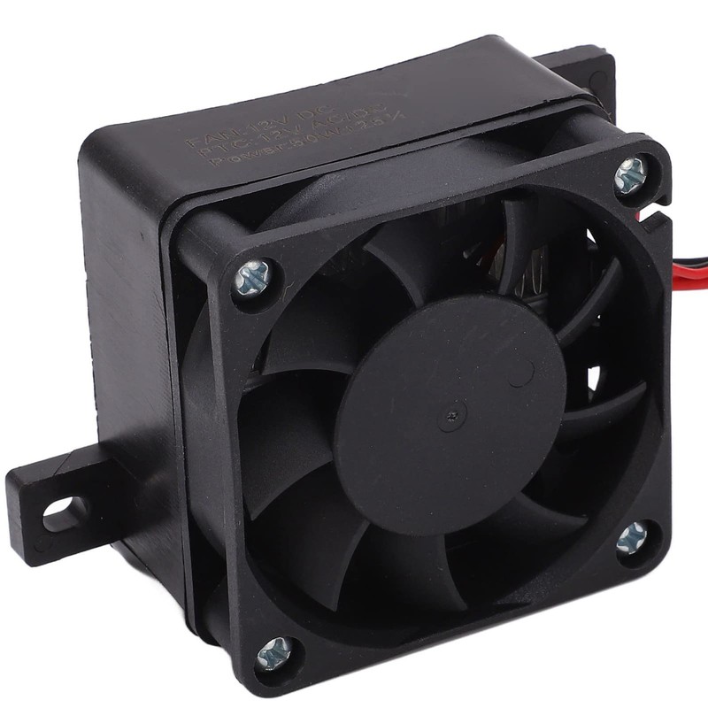 shenruifa Mini PTC Heater, DC 12V 50W Ceramic Air Heater,