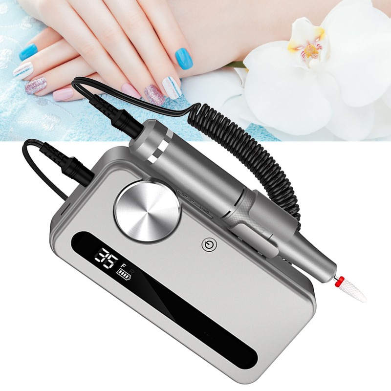 2 In 1 Electric Nail Grinder Portable Rechargeable Professional Wireless
