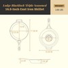 Lodge Cast Iron Blacklock Skillet, Triple Seasoned - 10.25 in