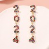 2024 New Year Earrings for Women, 2024 Number Dangle Happy