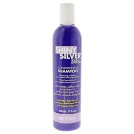 One n Only Shiny Silver Ultra Conditioning Shampoo For Unisex 12 oz Shampoo                                                                           