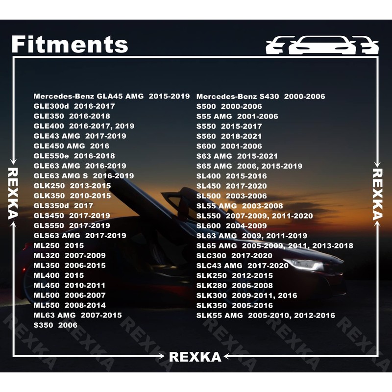 Rexka 15pcs Door Trim Panel Clip with Sealer Compatible with