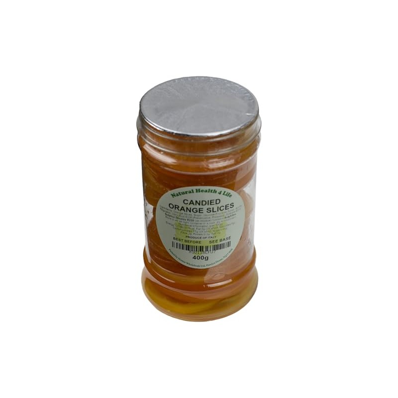 Natural Health 4 Life Glace/Candied Orange Slices 400 g (1