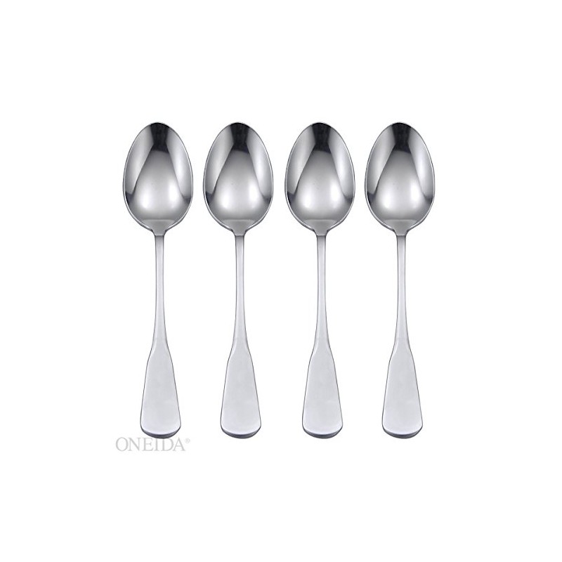 Oneida Colonial Boston Teaspoons, silverware set, Set of 4 5750004E