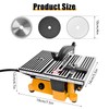 Vevitts 4" Mini Table Saw, 60W 110V Portable Miter Saw