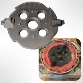 3DEXCEL Allis-Chalmer to John Deere Lustran Seed Plate Adaptor MC4300 Compatible