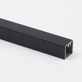 Square Pipe Aluminum Pipe Iron Pipe Square High Strength Lightweight 0.8 x 0.8 inches (20 x 20 mm) Black ▼59.1 inches (150 cm) JQ3