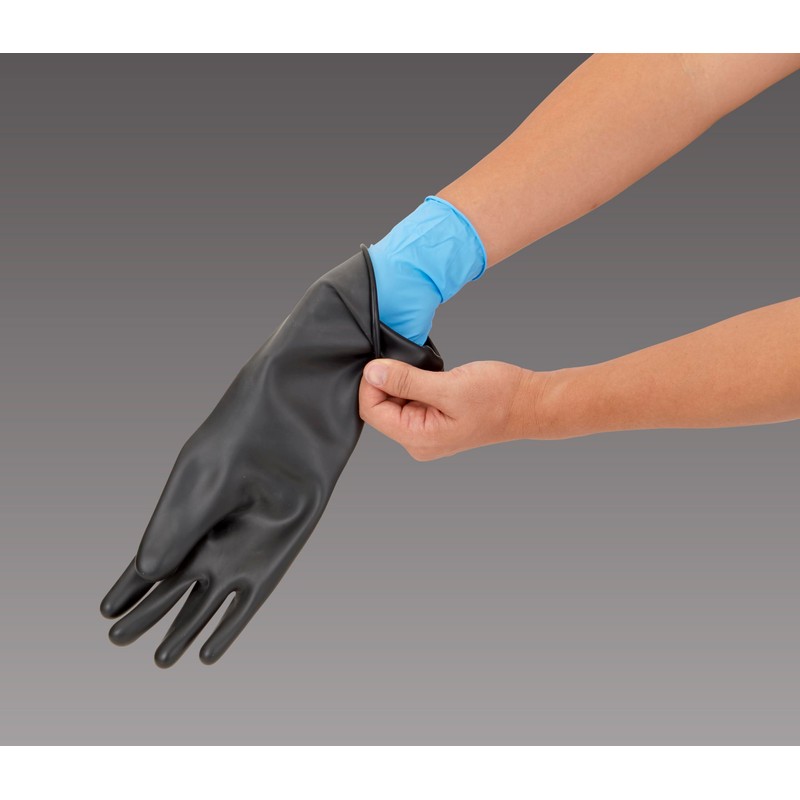 Showa Gloves CD700 Nitrile Rubber Chemical Protective Gloves, Single-Use Type,