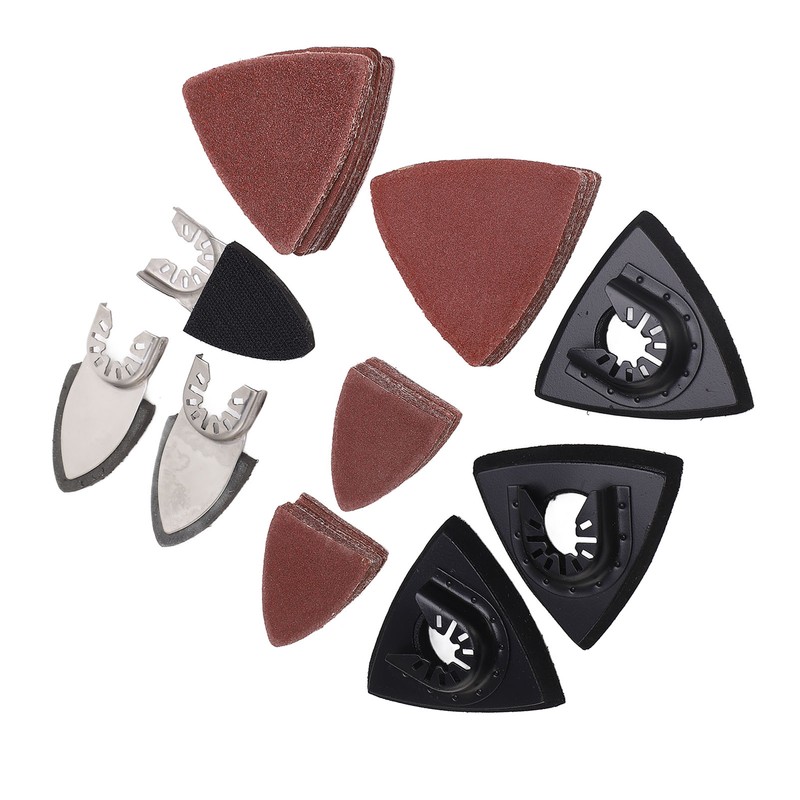 106Pcs Oscillating Tool Sanding Pads Kit for Metal 6Pcs Finger