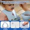 14pcs Vajillas Platos para Bebe Silicona, Set Alimentacion Complementaria Bebe,