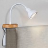 Solfres Patented Innovative Design Headboard Reading Light. No Drilling Golden