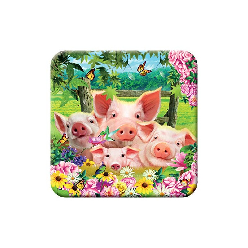 3D LiveLife Cork Coaster - Pig Pen from Deluxebase. Drinks