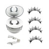 Enjuvie Magnetic Eyelashes with Applicator, Magnetic Eyelashes Natural Look,Reusable Magnet